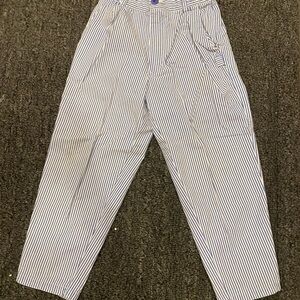 Striped Blue and White Pants